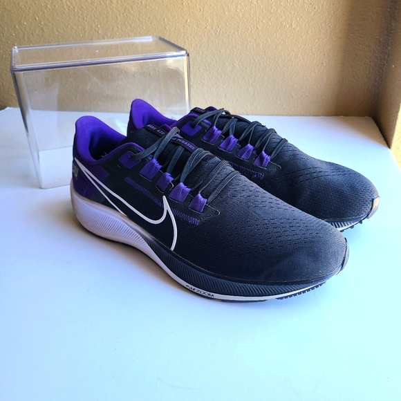 Nike TCU Horned Frogs Air Zoom Pegasus 38 Purple/Black DJ0855-001 | Men\'s 13 main image 10